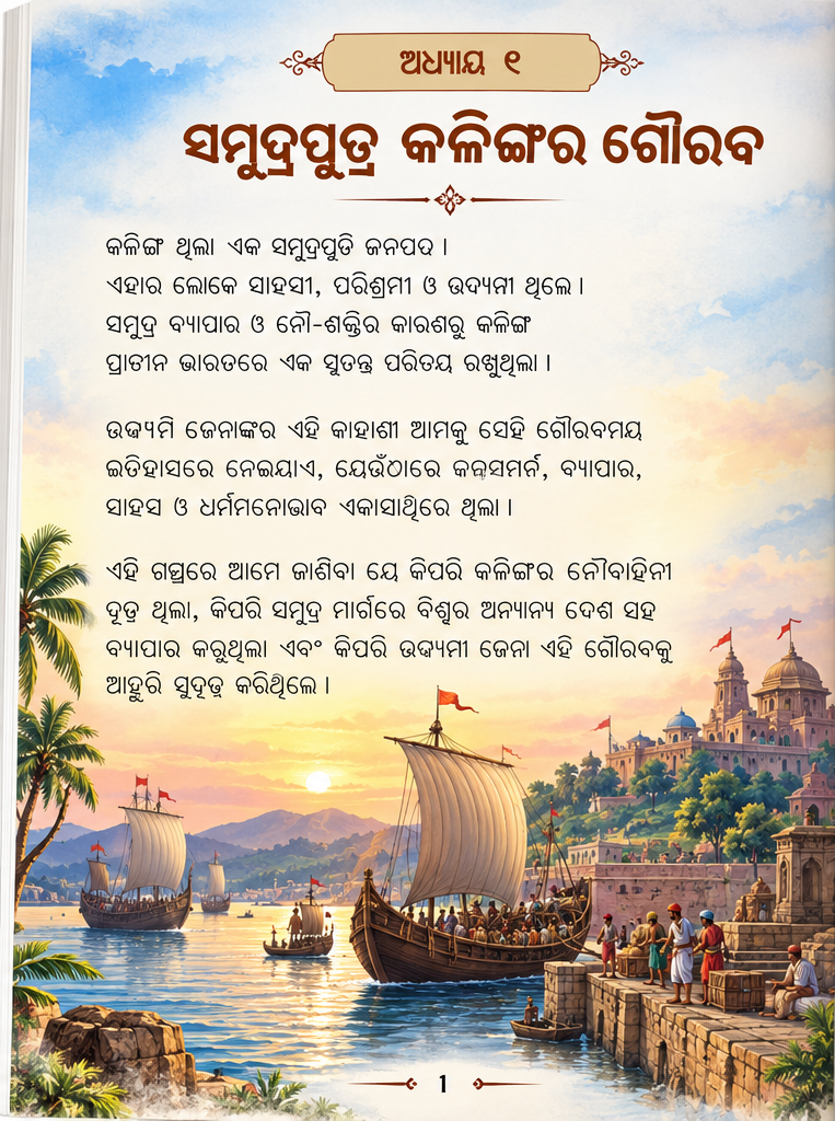 Subarna Dwipara Kalinga Raja Sample Page 1