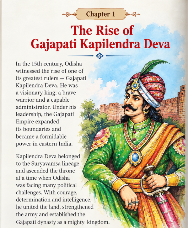Gajapati Kapilendra Deva Sample Page 1